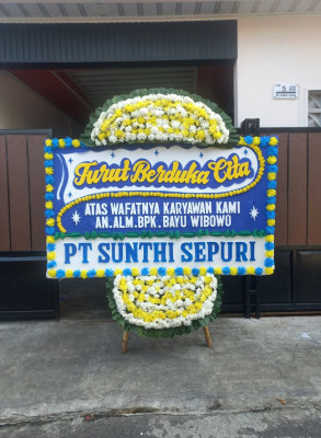 Papan Bunga Duka di Wawonasa